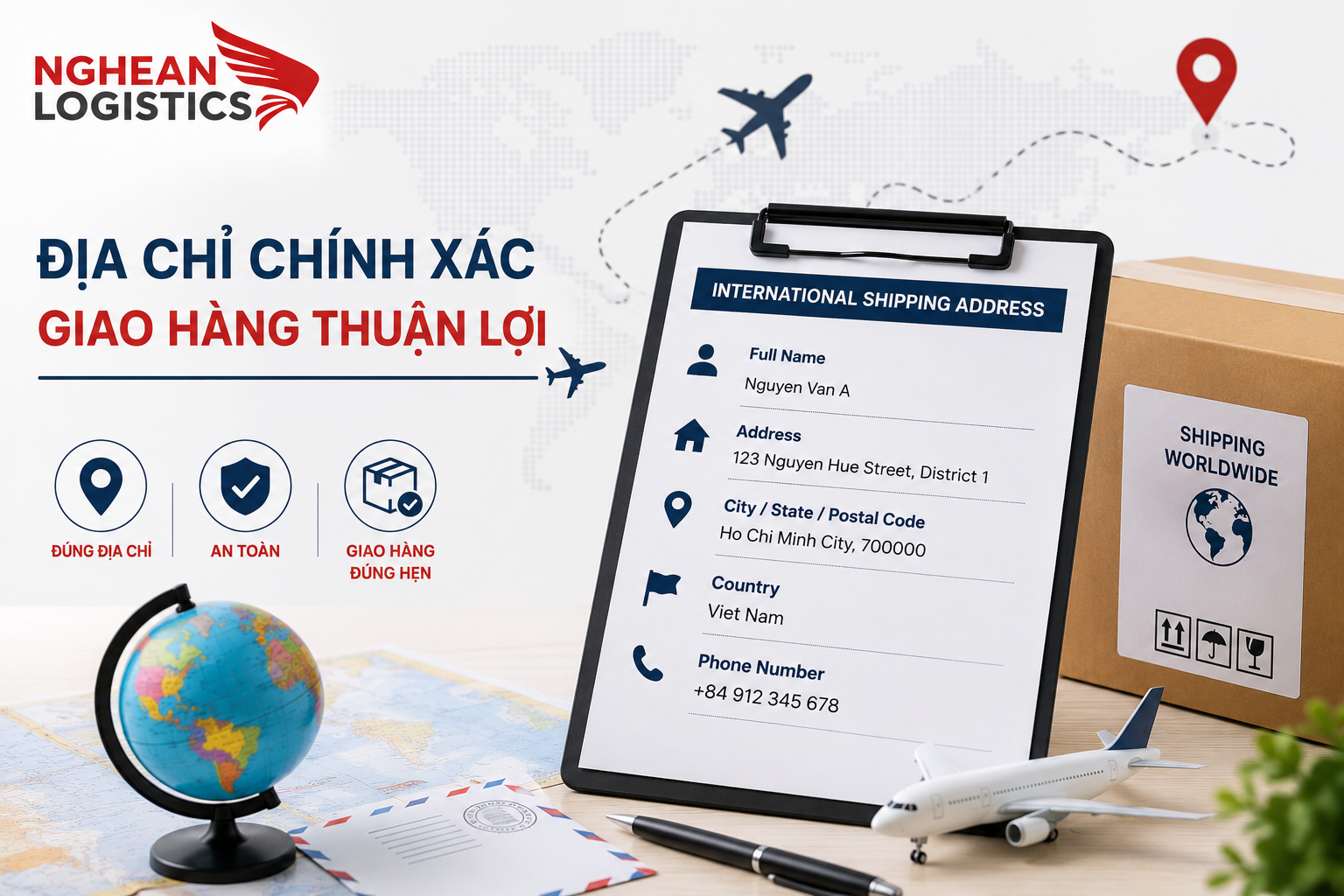 Địa chỉ giao hàng quốc tế cần ghi như thế nào cho chính xác? Địa chỉ giao hàng quốc tế cần ghi như thế nào cho chính xác?