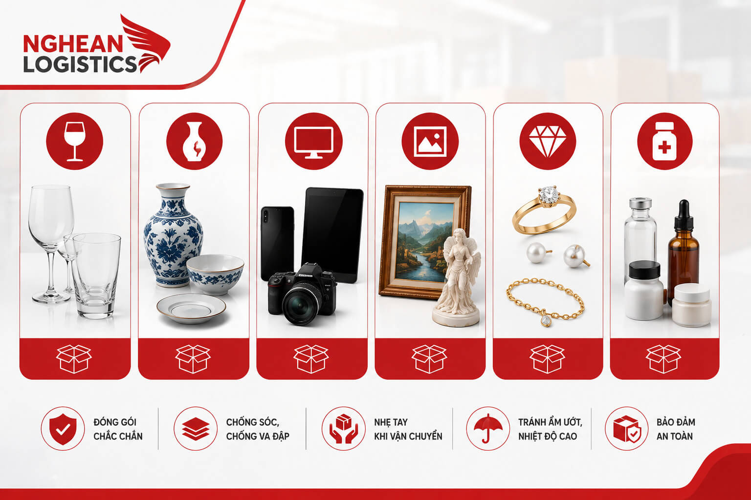 Hàng dễ vỡ được phân loại như thế nào?