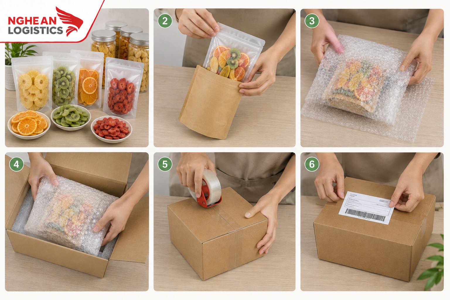 Gửi mứt trái cây đi nước ngoài như thế nào?