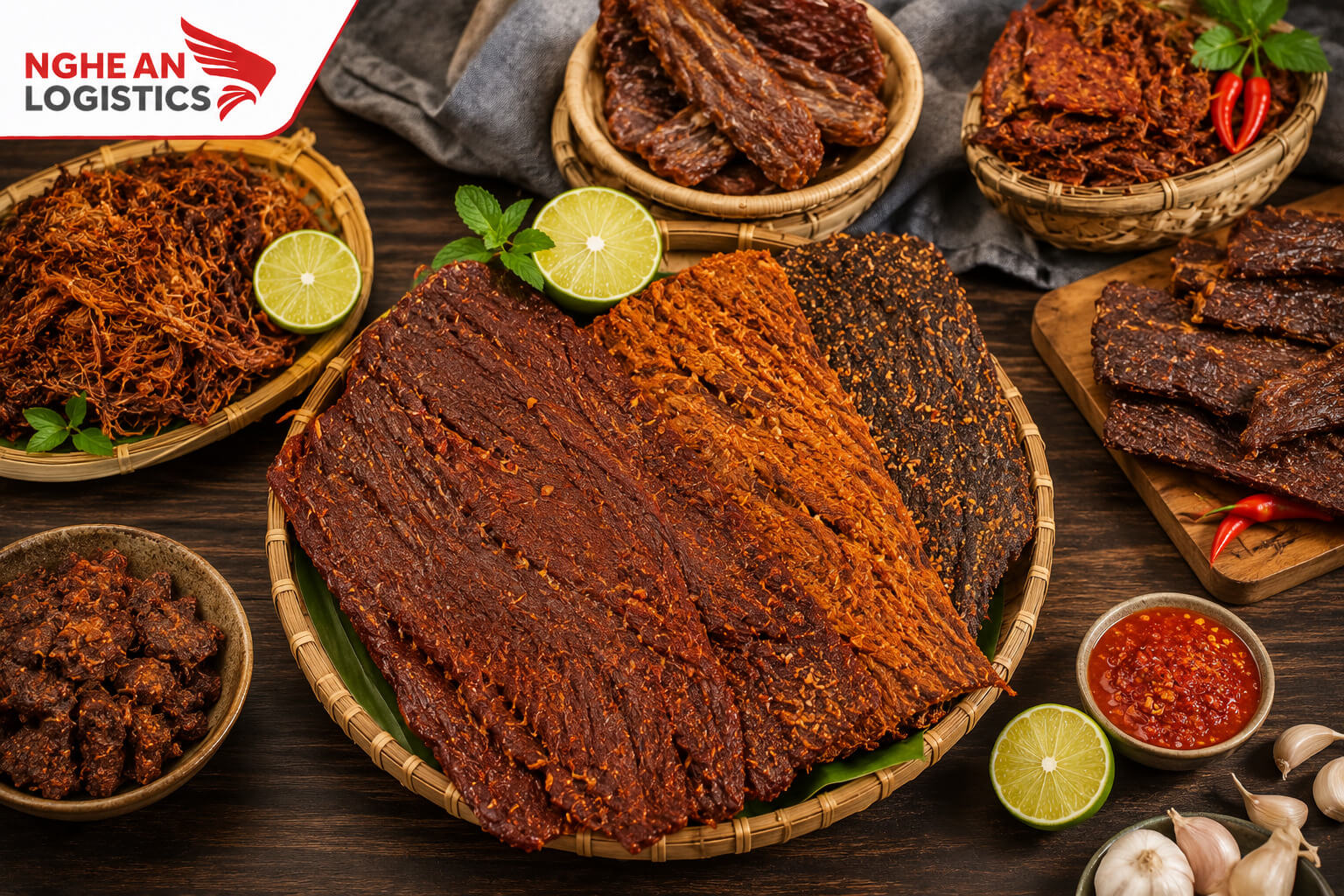 Gửi khô bò đi nước ngoài như thế nào?