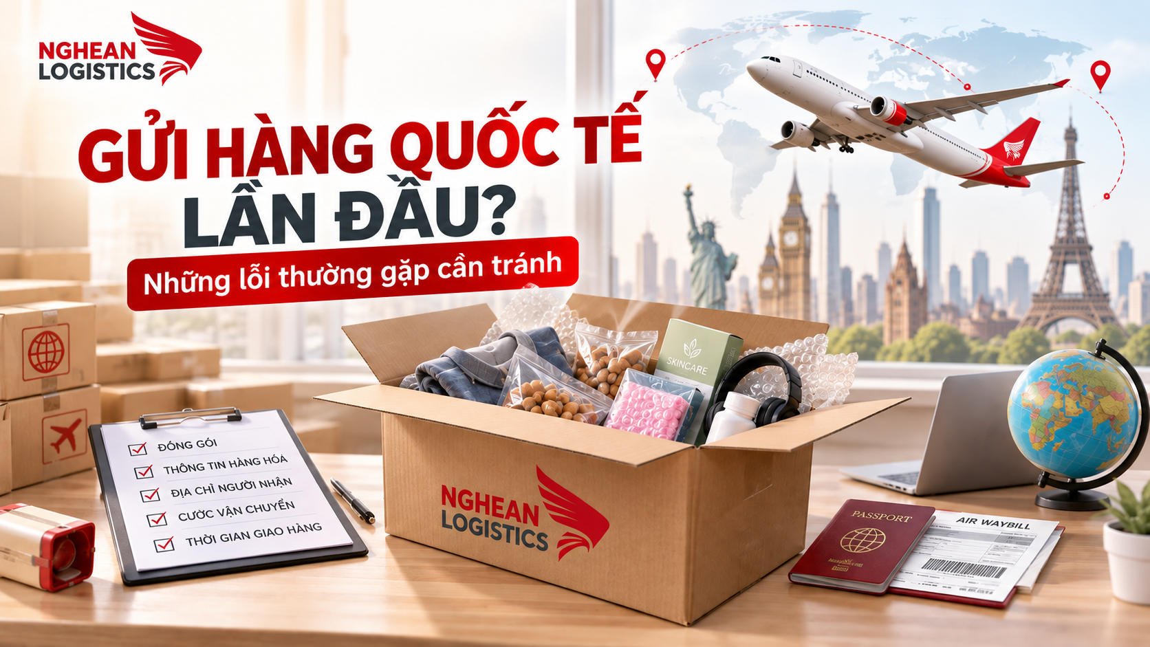 Người gửi hàng quốc tế lần đầu thường mắc những lỗi nào?