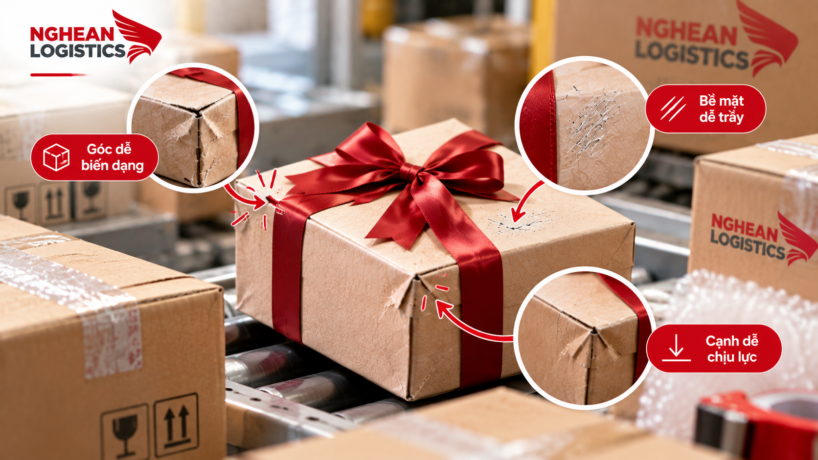 Gửi hộp quà đi nước ngoài: Cách hạn chế móp khi vận chuyển Gửi hộp quà đi nước ngoài: Cách hạn chế móp khi vận chuyển