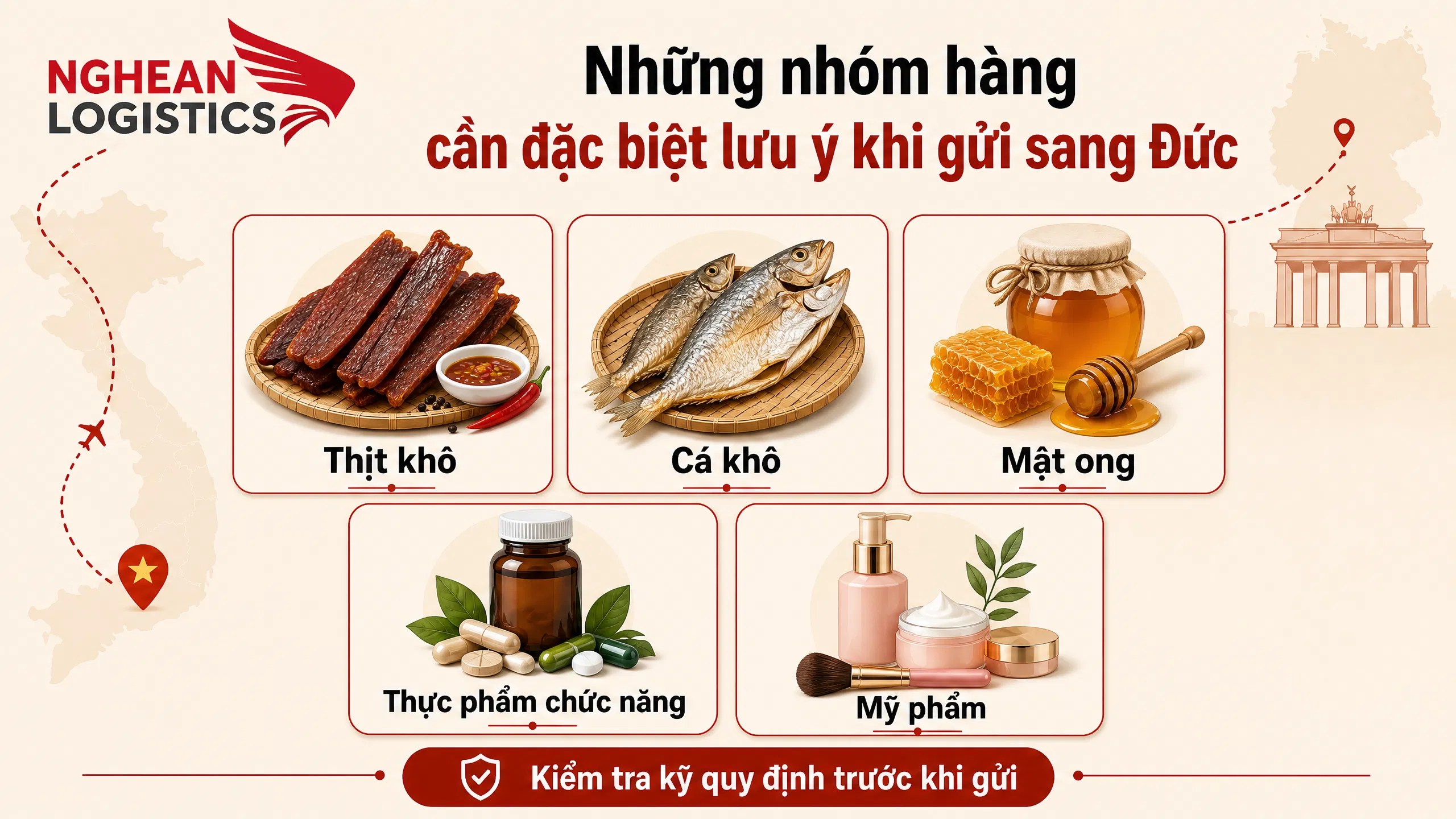 Lưu ý gửi hàng sang Đức Lưu ý gửi hàng sang Đức