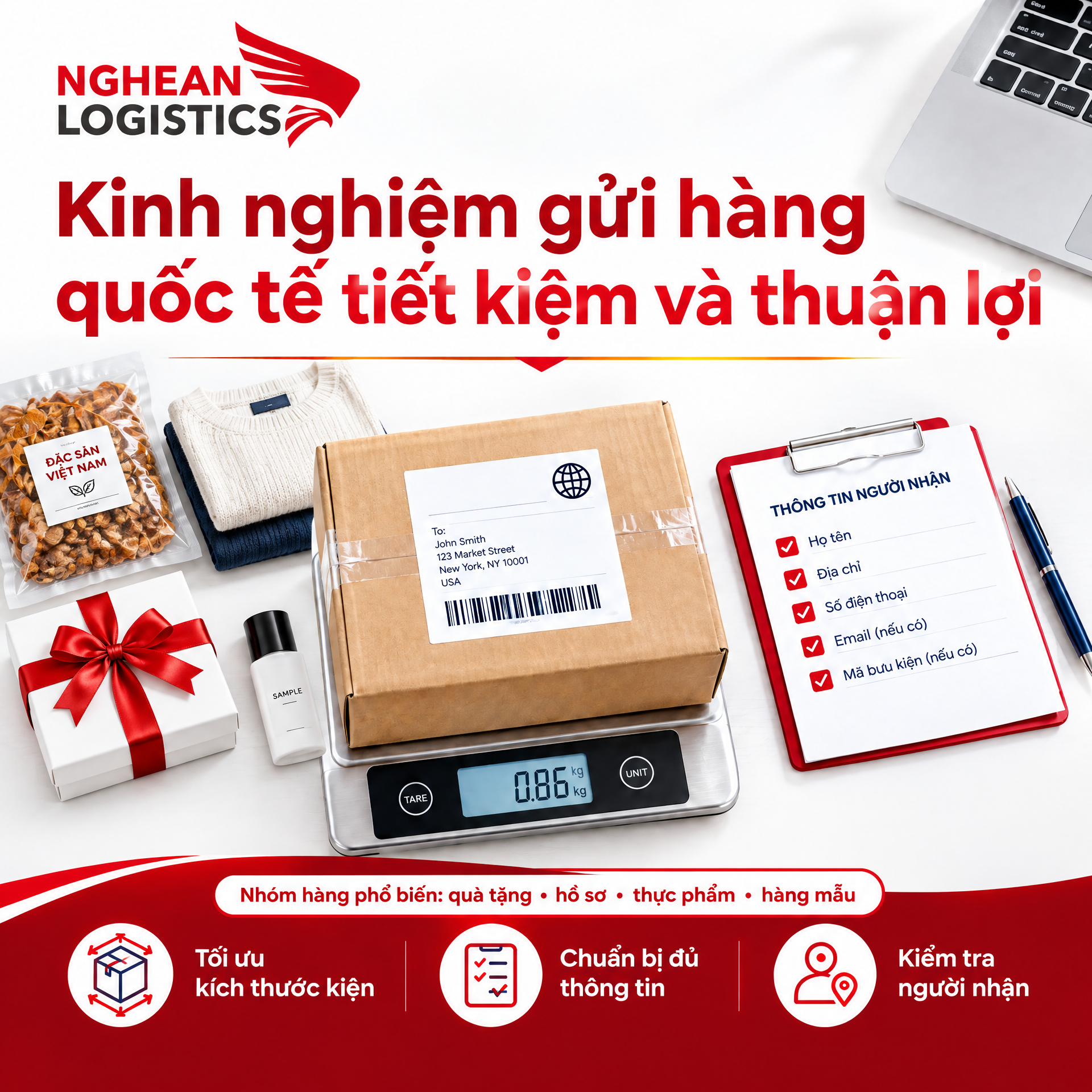 Kinh nghiệm gửi hàng quốc tế
