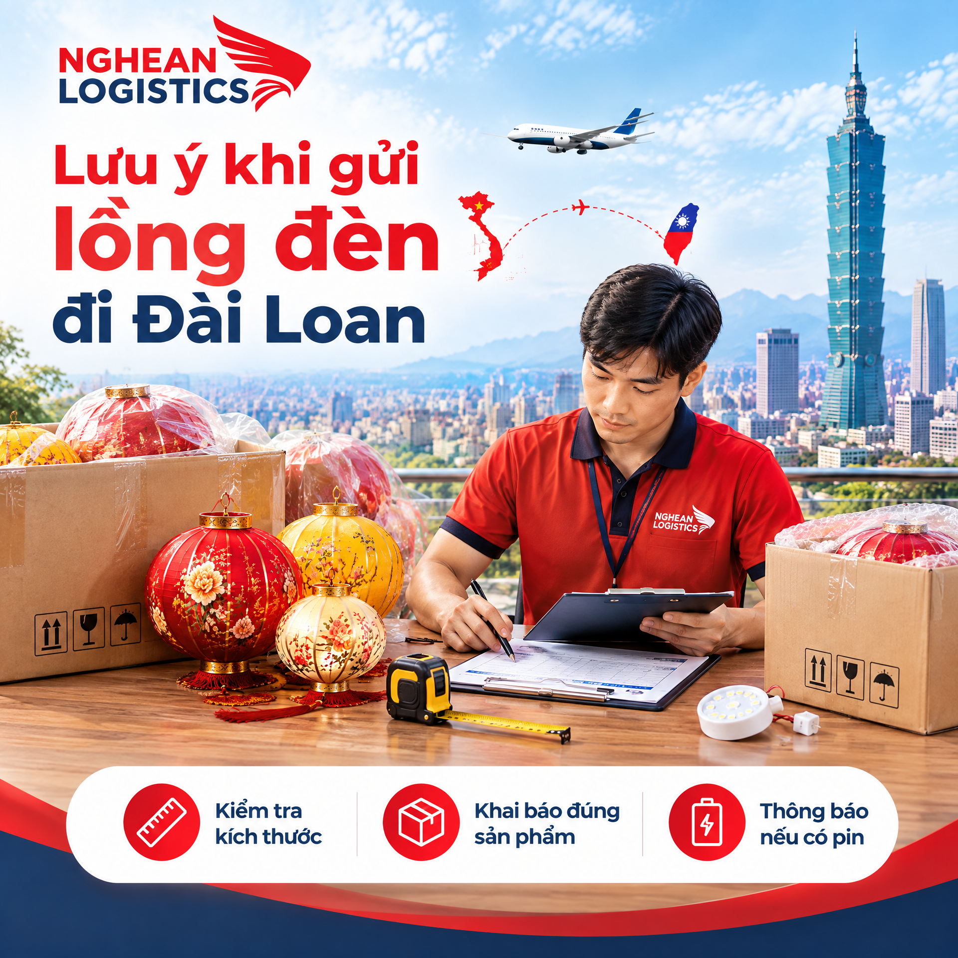 Lưu ý khi gửi lồng đèn đi Đài Loan Lưu ý khi gửi lồng đèn đi Đài Loan