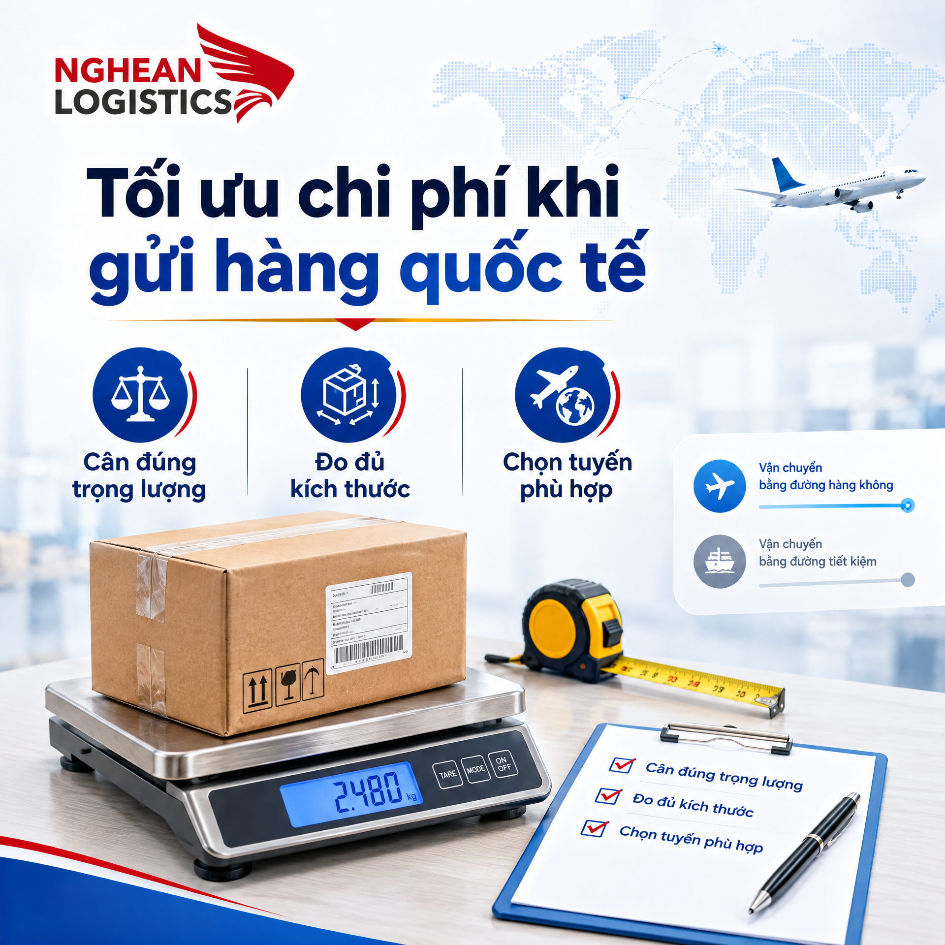 Tối ưu chi phí khi gửi hàng quốc tế